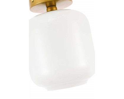 Elegant Flush Mount Light - Brass (LD2271BR)