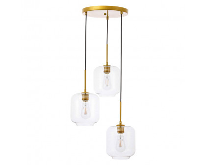 Elegant Pendant Light - Brass (LD2274BR)