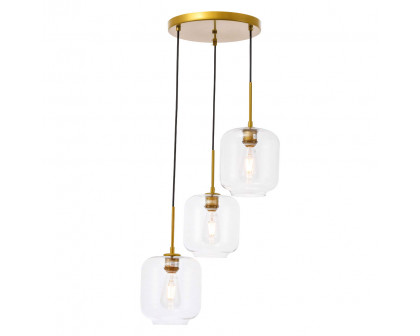 Elegant Pendant Light - Brass (LD2274BR)