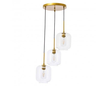 Elegant Pendant Light - Brass (LD2274BR)