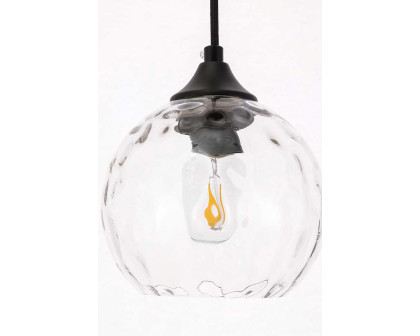 Elegant Cashel Pendant - Black, L 5.9" (LD2280BK)