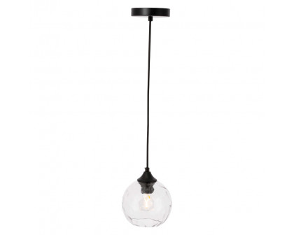 Elegant Cashel Pendant - Black, L 5.9" (LD2280BK)