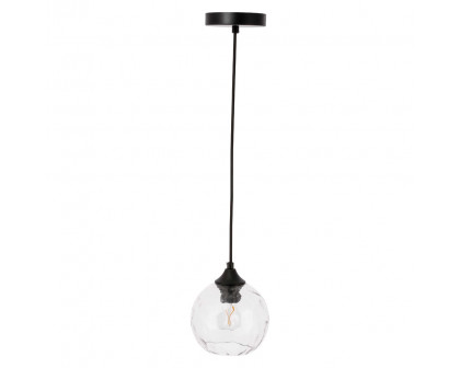 Elegant Cashel Pendant - Black, L 5.9" (LD2280BK)