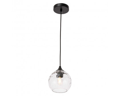 Elegant Cashel Pendant - Black, L 5.9" (LD2280BK)