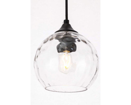 Elegant Cashel Pendant - Black, L 5.9" (LD2280BK)