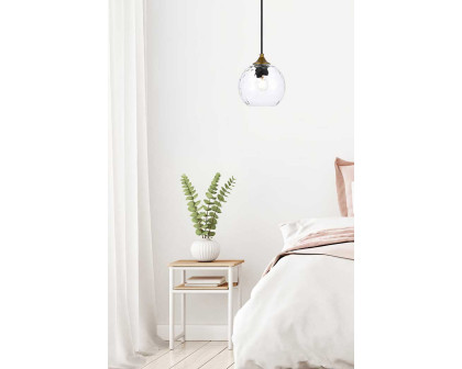 Elegant Cashel Pendant - Brass, L 5.9" (LD2280BR)