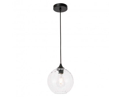 Elegant Cashel Pendant - Black, L 7.9" (LD2281BK)