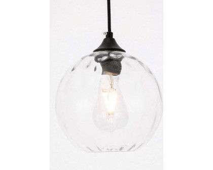 Elegant Cashel Pendant - Black, L 7.9" (LD2281BK)