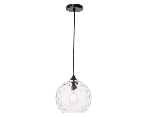 Elegant Cashel Pendant - Black, L 9.8" (LD2282BK)