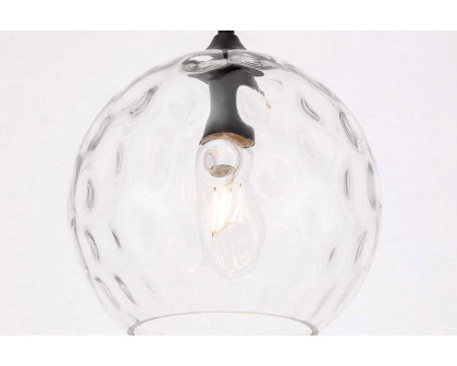 Elegant Cashel Pendant - Black, L 9.8" (LD2282BK)