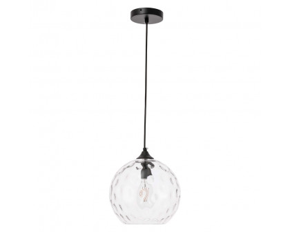 Elegant Cashel Pendant - Black, L 9.8" (LD2282BK)