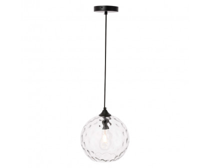 Elegant Cashel Pendant - Black, L 9.8" (LD2282BK)