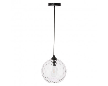 Elegant Cashel Pendant - Black, L 9.8" (LD2282BK)