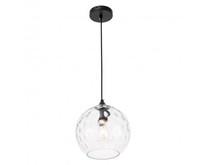 Elegant Cashel Pendant - Black, L 9.8" (LD2282BK)