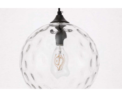 Elegant Cashel Pendant - Black, L 9.8" (LD2282BK)