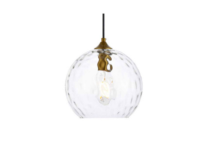 Elegant Cashel Pendant - Brass, L 9.8" (LD2282BR)