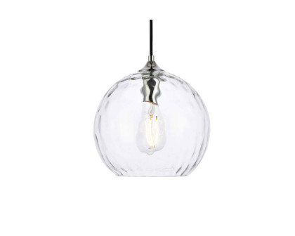 Elegant Cashel Pendant - Chrome, L 9.8" (LD2282C)