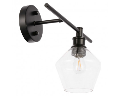 Elegant Wall Sconce - Black, Left Side (LD2300BK)