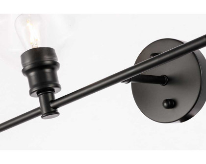 Elegant Wall Sconce - Black, Left Side (LD2300BK)