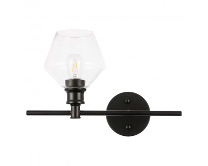 Elegant Wall Sconce - Black, Left Side (LD2300BK)