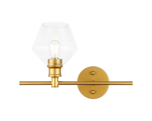 Elegant Wall Sconce - Brass, Left Side (LD2300BR)