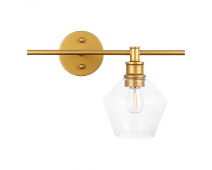 Elegant Wall Sconce - Brass, Left Side (LD2300BR)