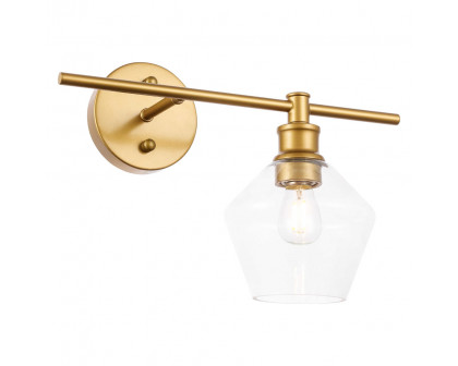 Elegant Wall Sconce - Brass, Left Side (LD2300BR)