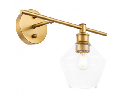 Elegant Wall Sconce - Brass, Left Side (LD2300BR)