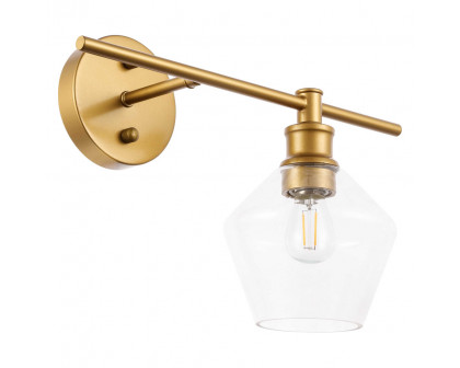 Elegant Wall Sconce - Brass, Left Side (LD2300BR)