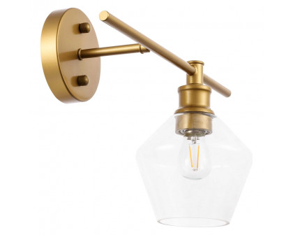 Elegant Wall Sconce - Brass, Left Side (LD2300BR)