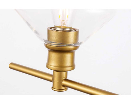 Elegant Wall Sconce - Brass, Left Side (LD2300BR)