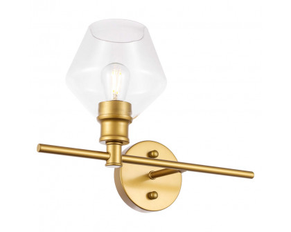 Elegant Wall Sconce - Brass, Left Side (LD2300BR)