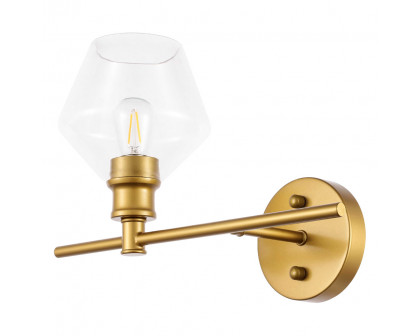 Elegant Wall Sconce - Brass, Left Side (LD2300BR)