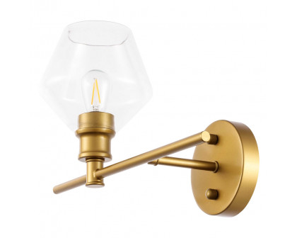 Elegant Wall Sconce - Brass, Left Side (LD2300BR)