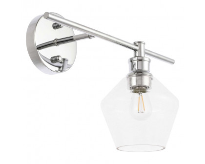 Elegant Wall Sconce - Chrome, Left Side (LD2300C)