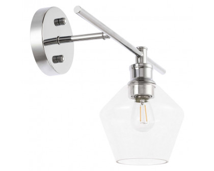 Elegant Wall Sconce - Chrome, Left Side (LD2300C)