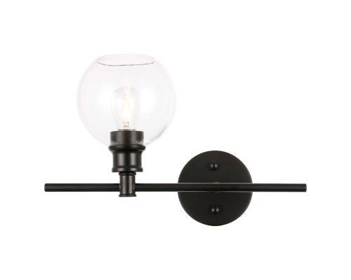 Elegant Wall Sconce - Black, Left Side (LD2302BK)