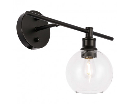 Elegant Wall Sconce - Black, Left Side (LD2302BK)