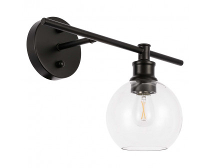 Elegant Wall Sconce - Black, Left Side (LD2302BK)