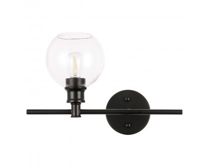 Elegant Wall Sconce - Black, Left Side (LD2302BK)