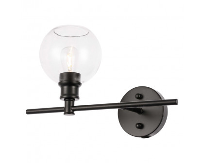 Elegant Wall Sconce - Black, Left Side (LD2302BK)