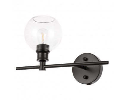 Elegant Wall Sconce - Black, Left Side (LD2302BK)