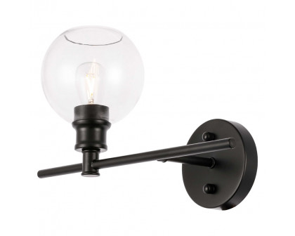 Elegant Wall Sconce - Black, Left Side (LD2302BK)