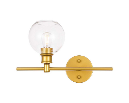 Elegant Wall Sconce - Brass, Left Side (LD2302BR)