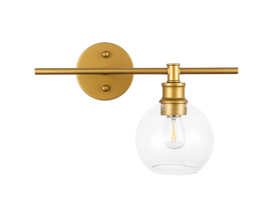 Elegant Wall Sconce - Brass, Left Side (LD2302BR)