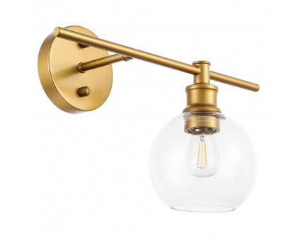 Elegant Wall Sconce - Brass, Left Side (LD2302BR)