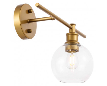 Elegant Wall Sconce - Brass, Left Side (LD2302BR)