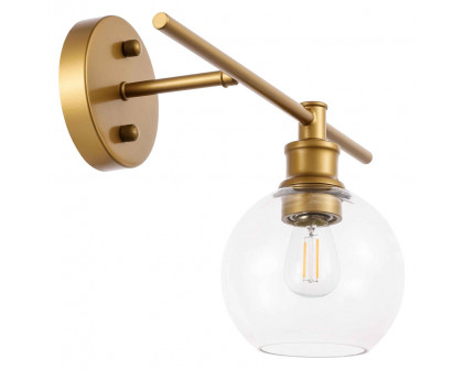 Elegant Wall Sconce - Brass, Left Side (LD2302BR)