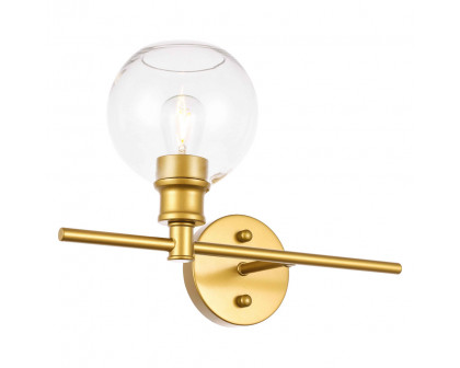 Elegant Wall Sconce - Brass, Left Side (LD2302BR)