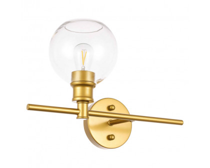 Elegant Wall Sconce - Brass, Left Side (LD2302BR)